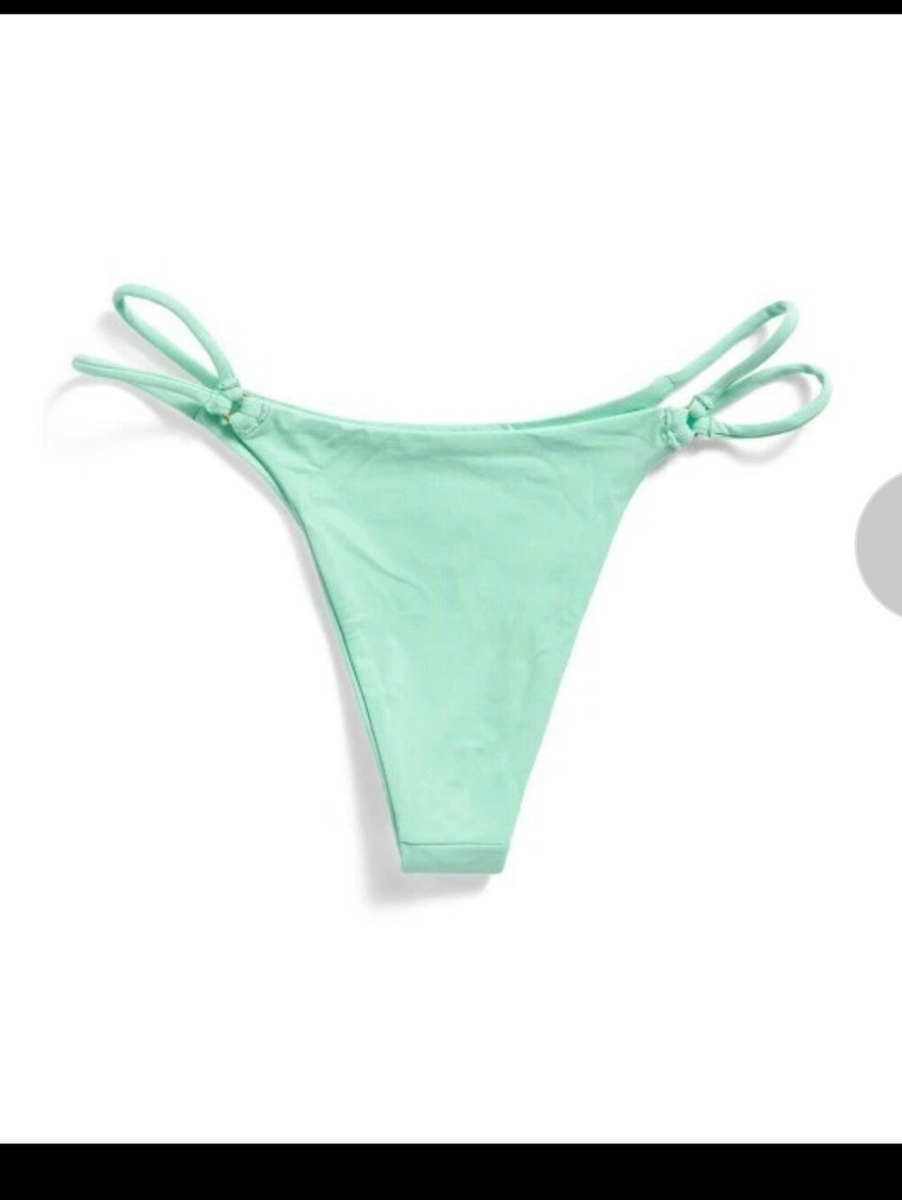 L*space Bikini Bottom Women's Size Medium Mint Green Wilder Bitsy New